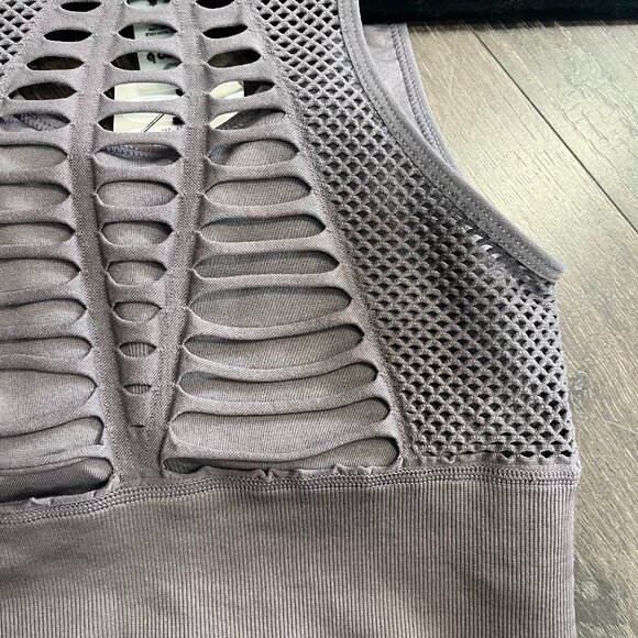 NWT Mono B Laser Cut Seamless Sports Bra Arcane Size Small - Picture 5 of 5